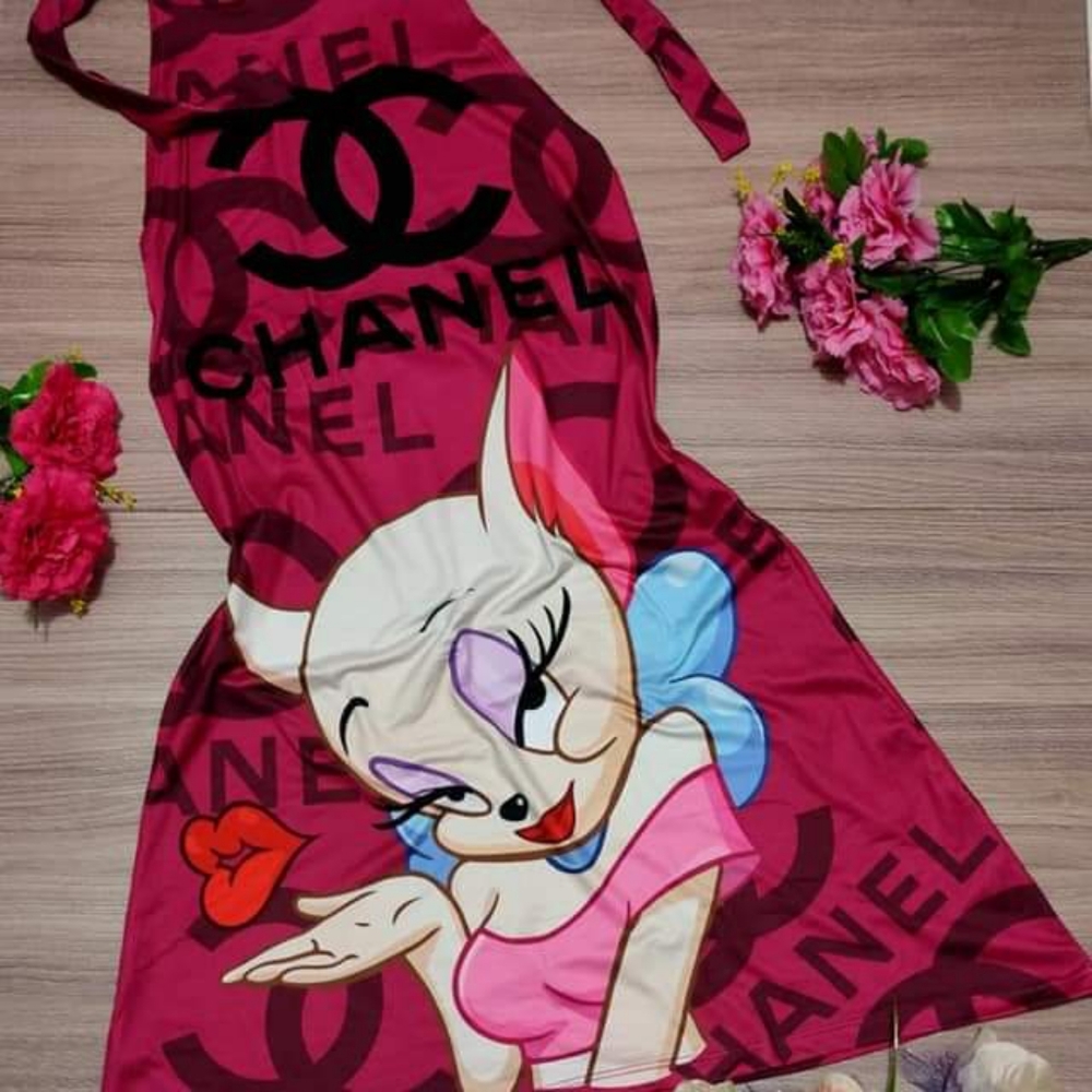 One size halter dresses